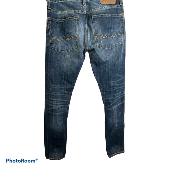 American Eagle Outfitters mens distressed jeans Size 28/30 . Straight leg - Picture 4 of 8